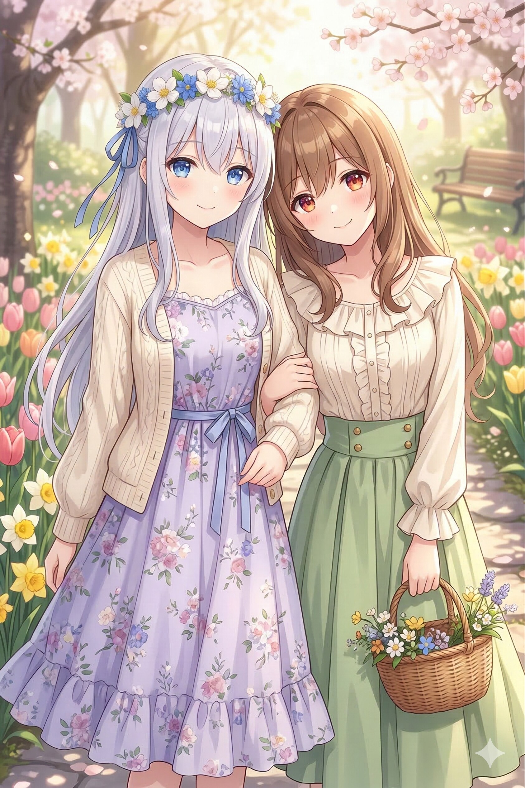 花摘み日和💐 | の人気AIイラスト・グラビア