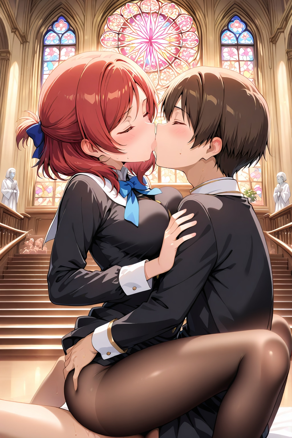 真姫『マリアさまぁ…んちゅ♡んちゅ♡真姫はとてもハシタナイ女になりました…ん、んんーちゅちゅ♡』