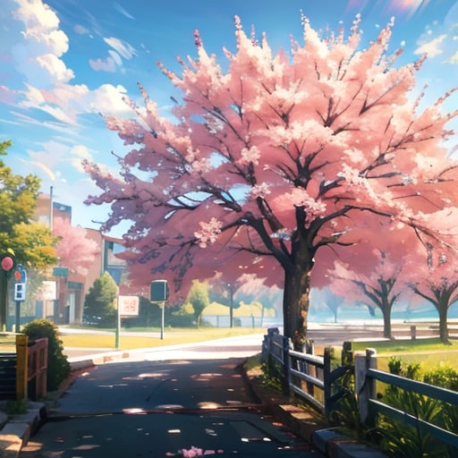 桜の公園 | の人気AIイラスト・グラビア