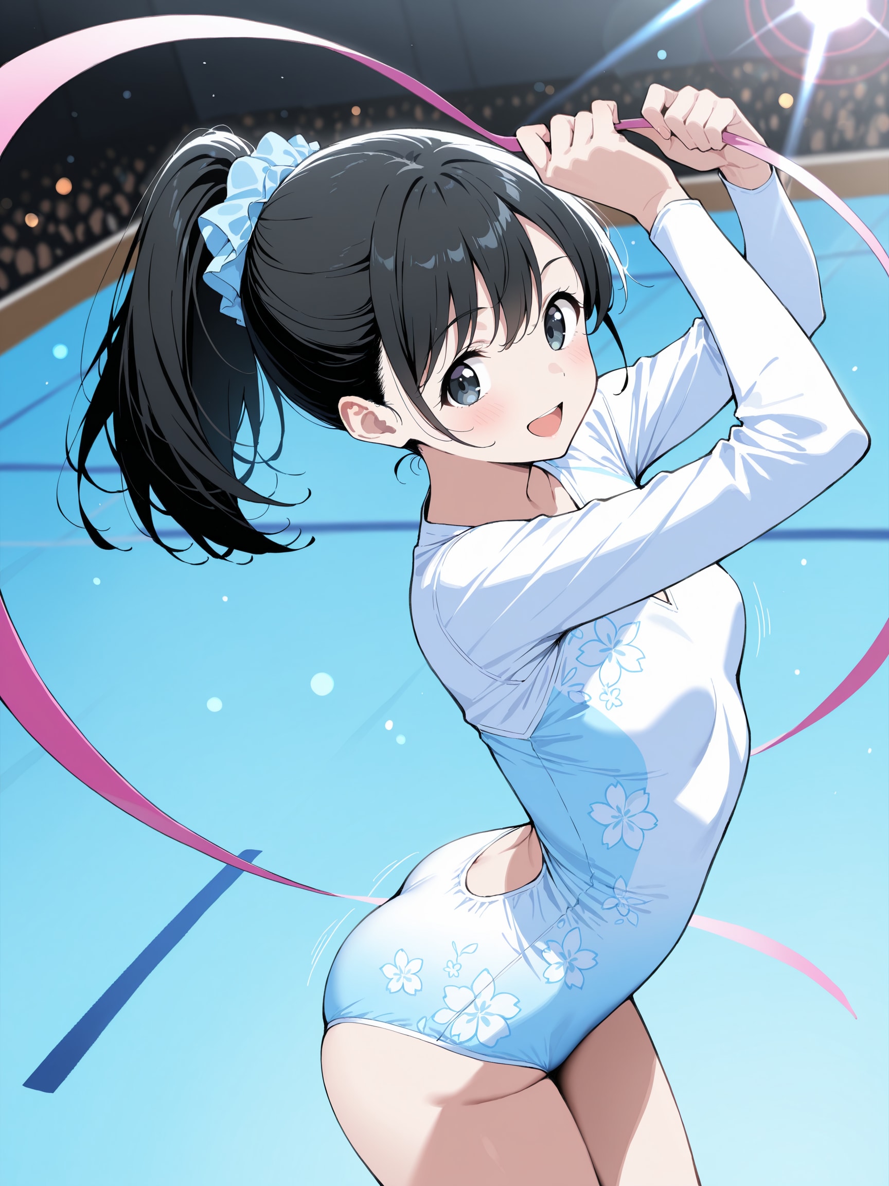 うちの子で、新体操・地区大会！