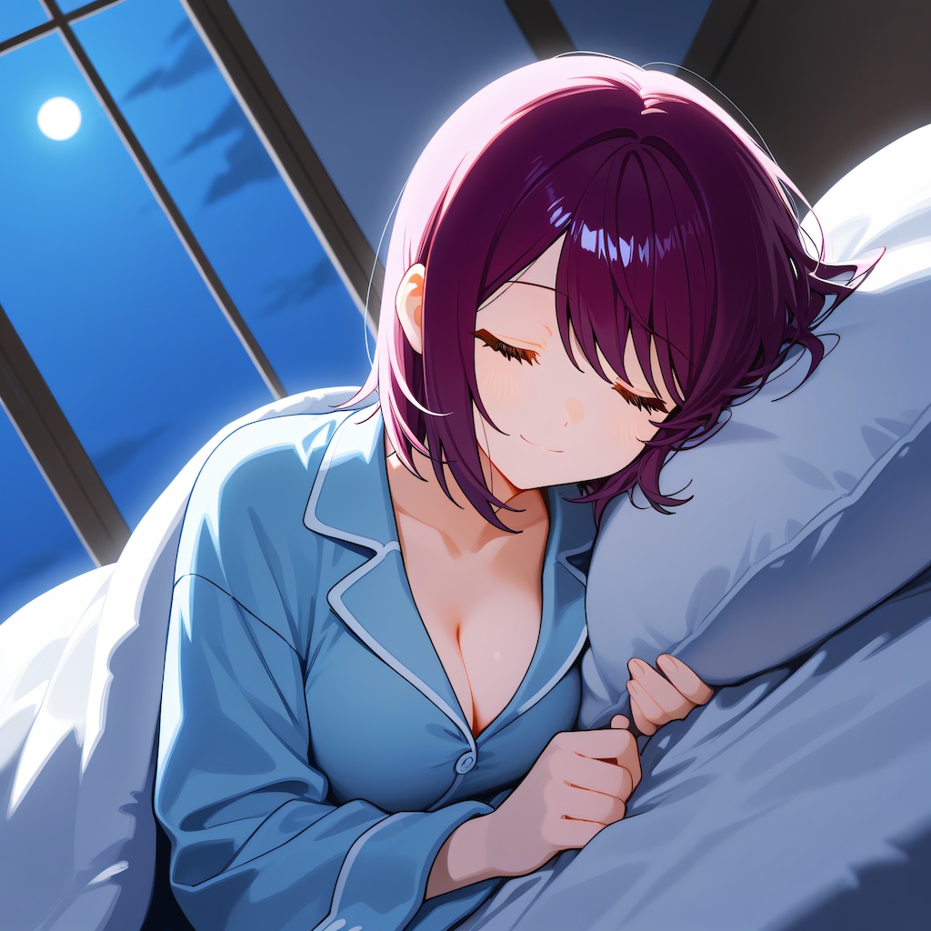 おやすみなさい（挨拶メイドの芽衣ちゃん）