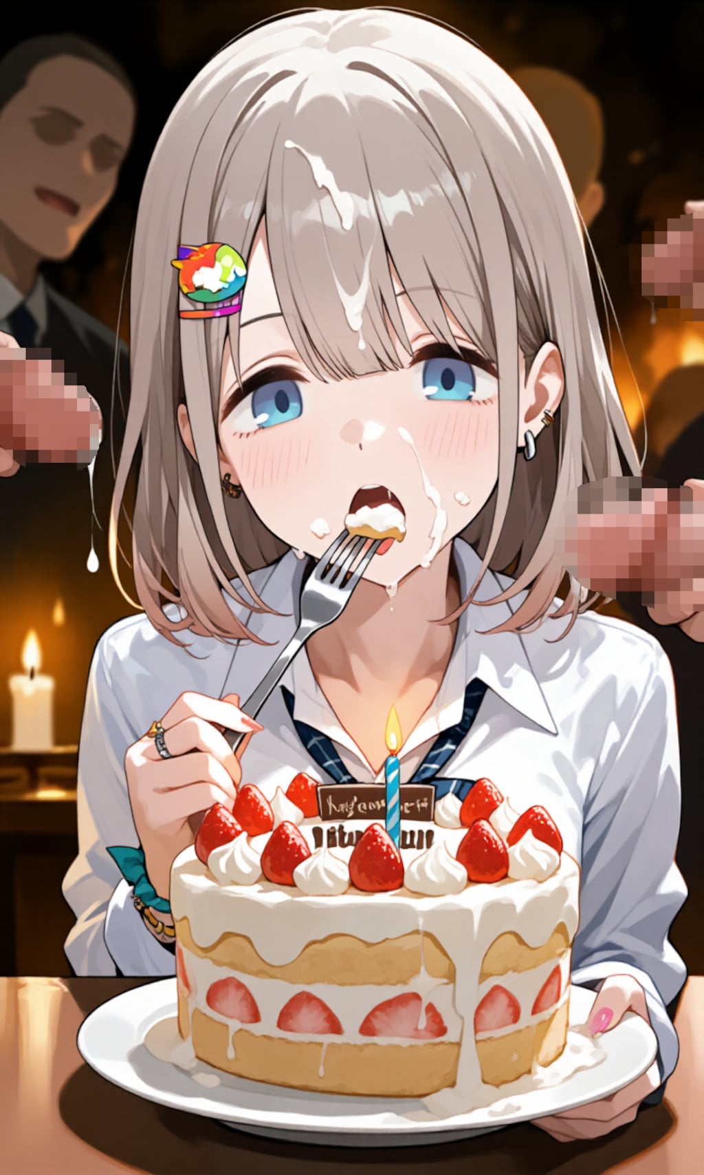 精液でお祝い　芹沢あさひ
