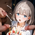 精液でお祝い　芹沢あさひ 4枚目