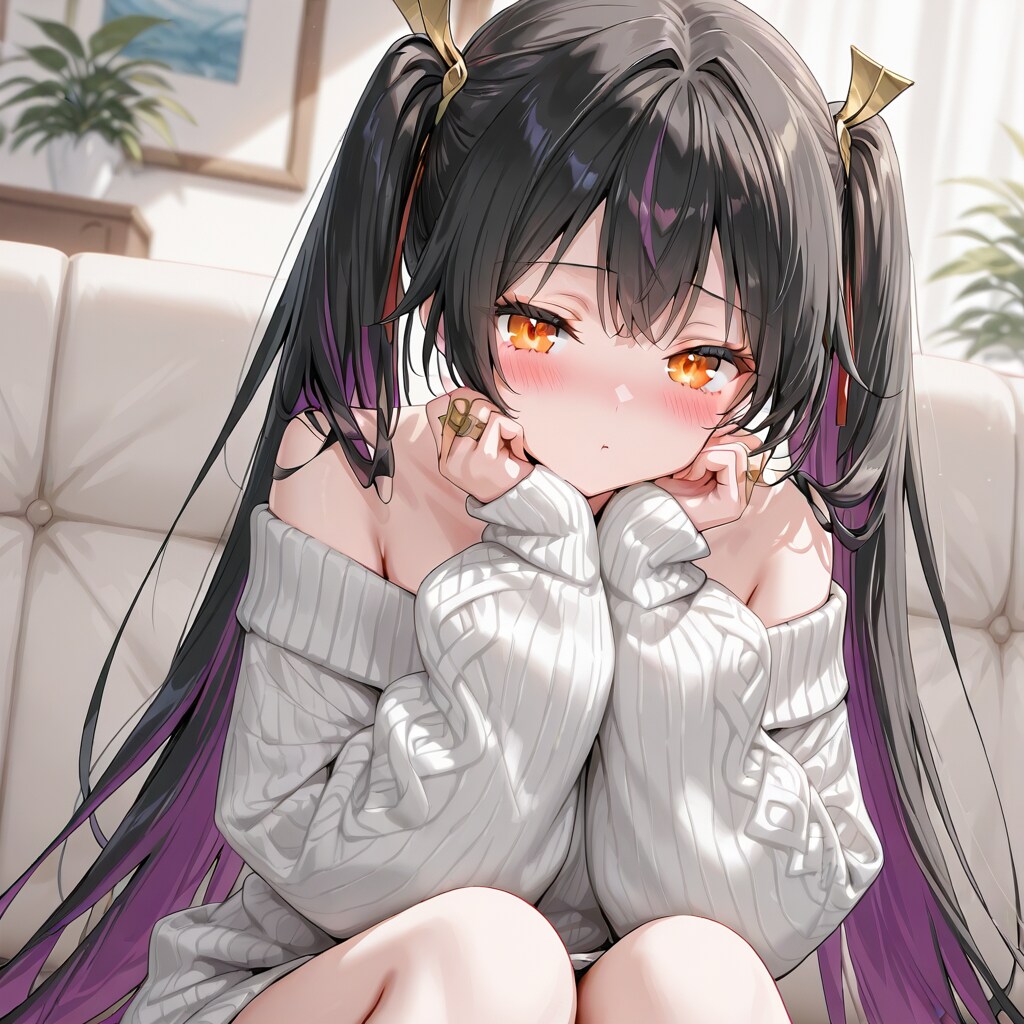 そんなに見つめちゃイヤ！ | の人気AIイラスト・グラビア