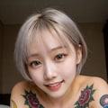 タトゥーの女の子 4枚目