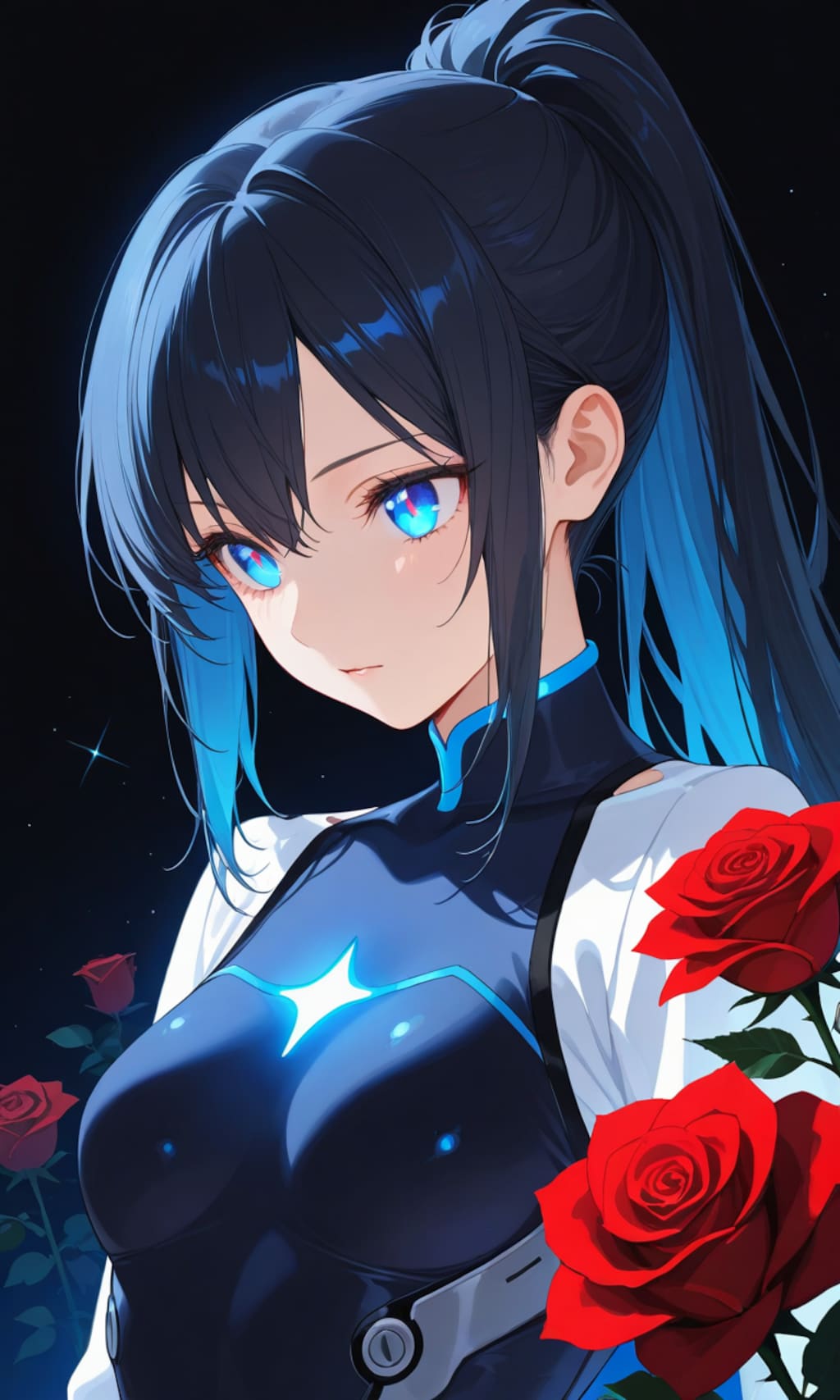 【うちの子】チハルちゃんと薔薇