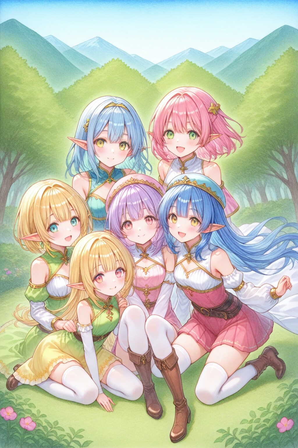 エルフちゃんたち