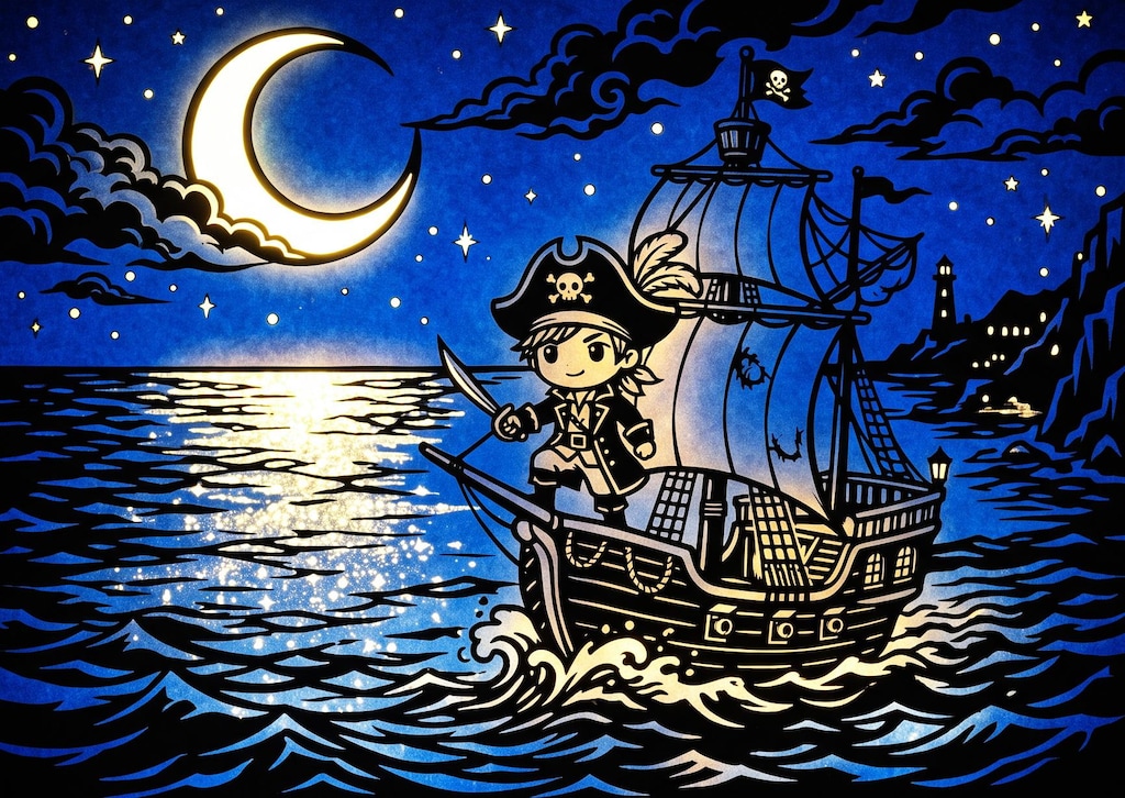 海賊切り絵詰め合わせ