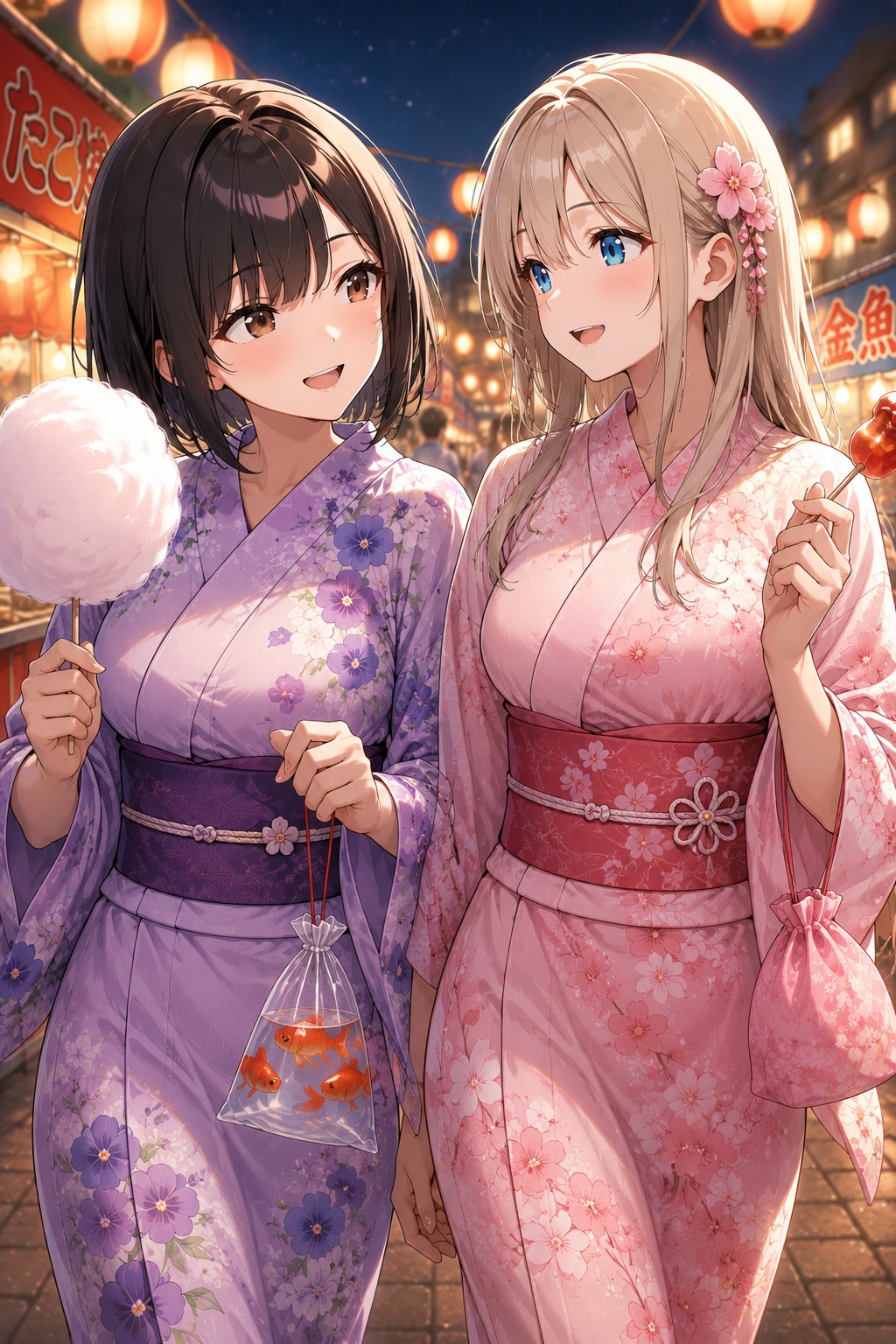 夏に咲く「菫」と「桜」