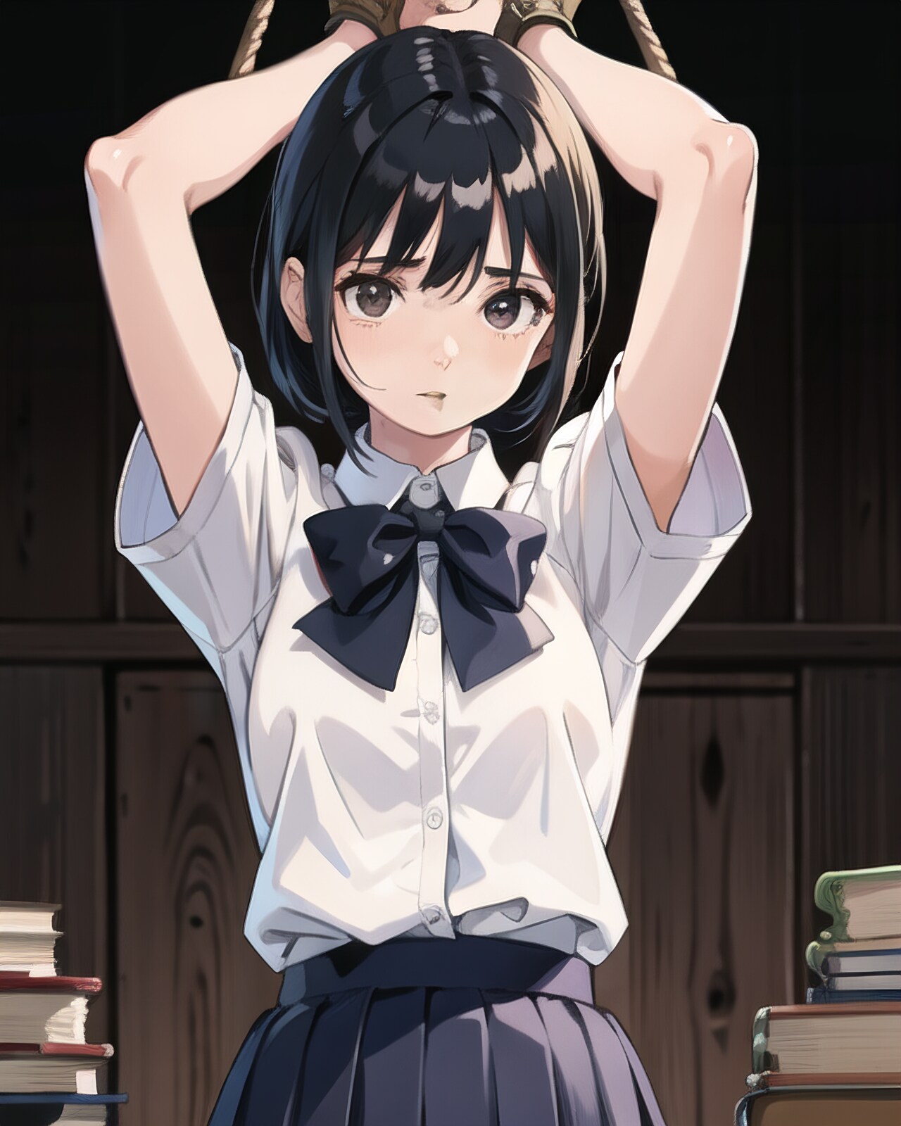 図書館プレイ。