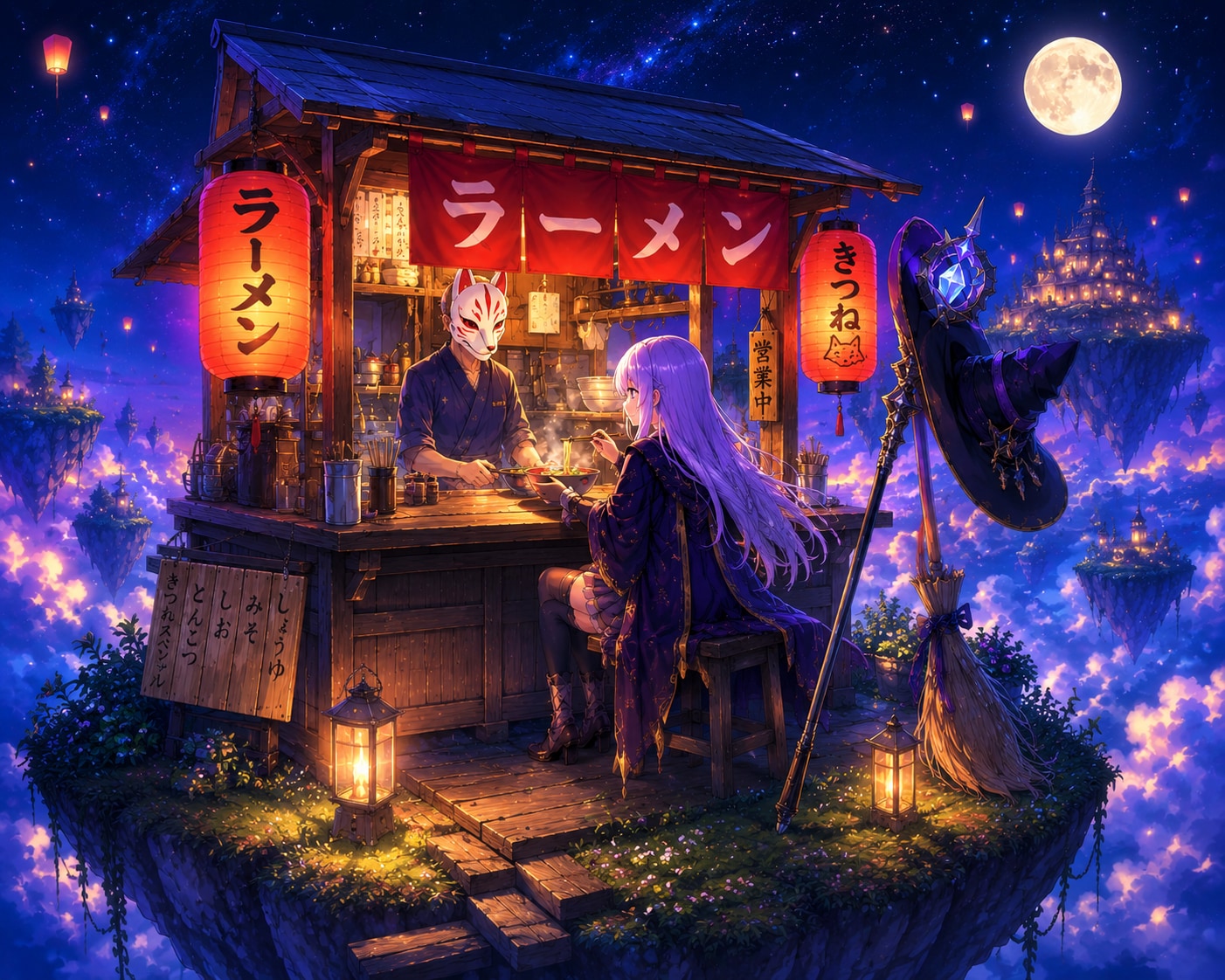 ★屋台 | の人気AIイラスト・グラビア