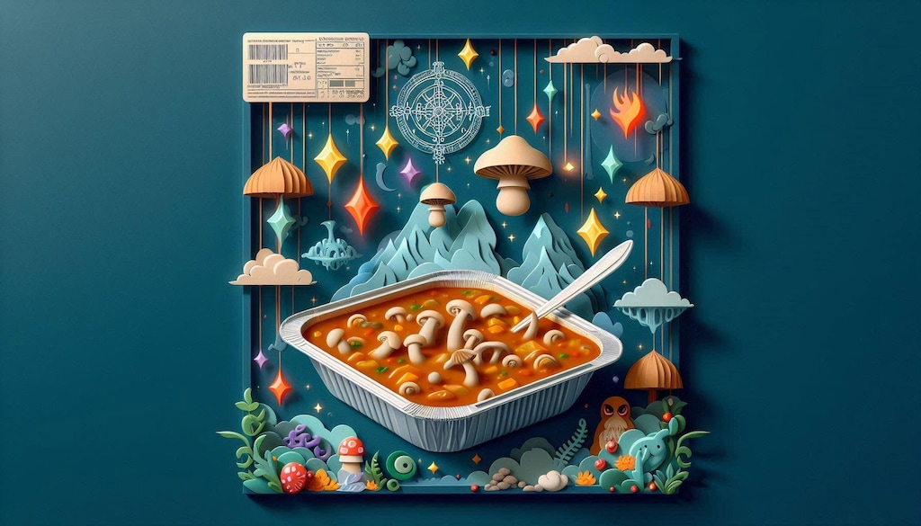 きのこの魔女特製のきのこカレー