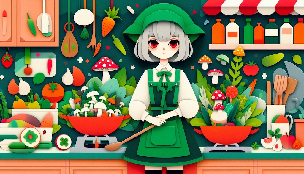 きのこの魔女特製のきのこカレー