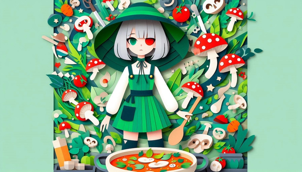 きのこの魔女特製のきのこカレー