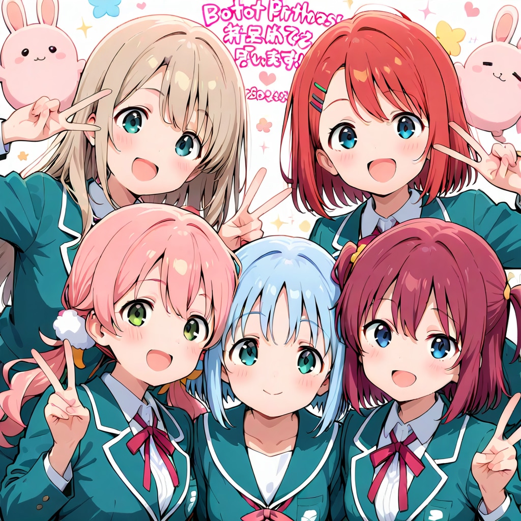 織誕生記念プリクラ（親友達と一緒に！）