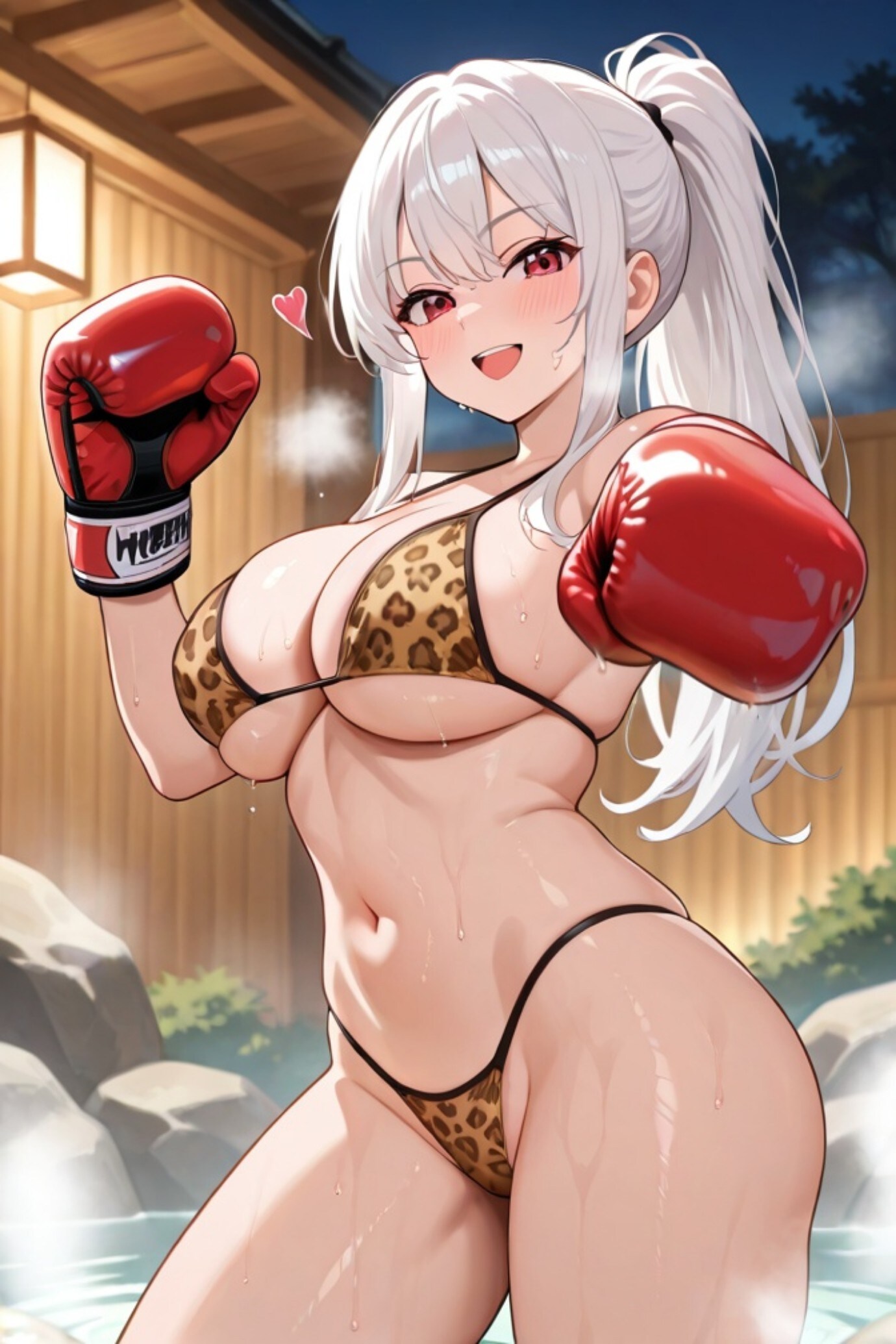 白髪ちゃんのビキニボクシング