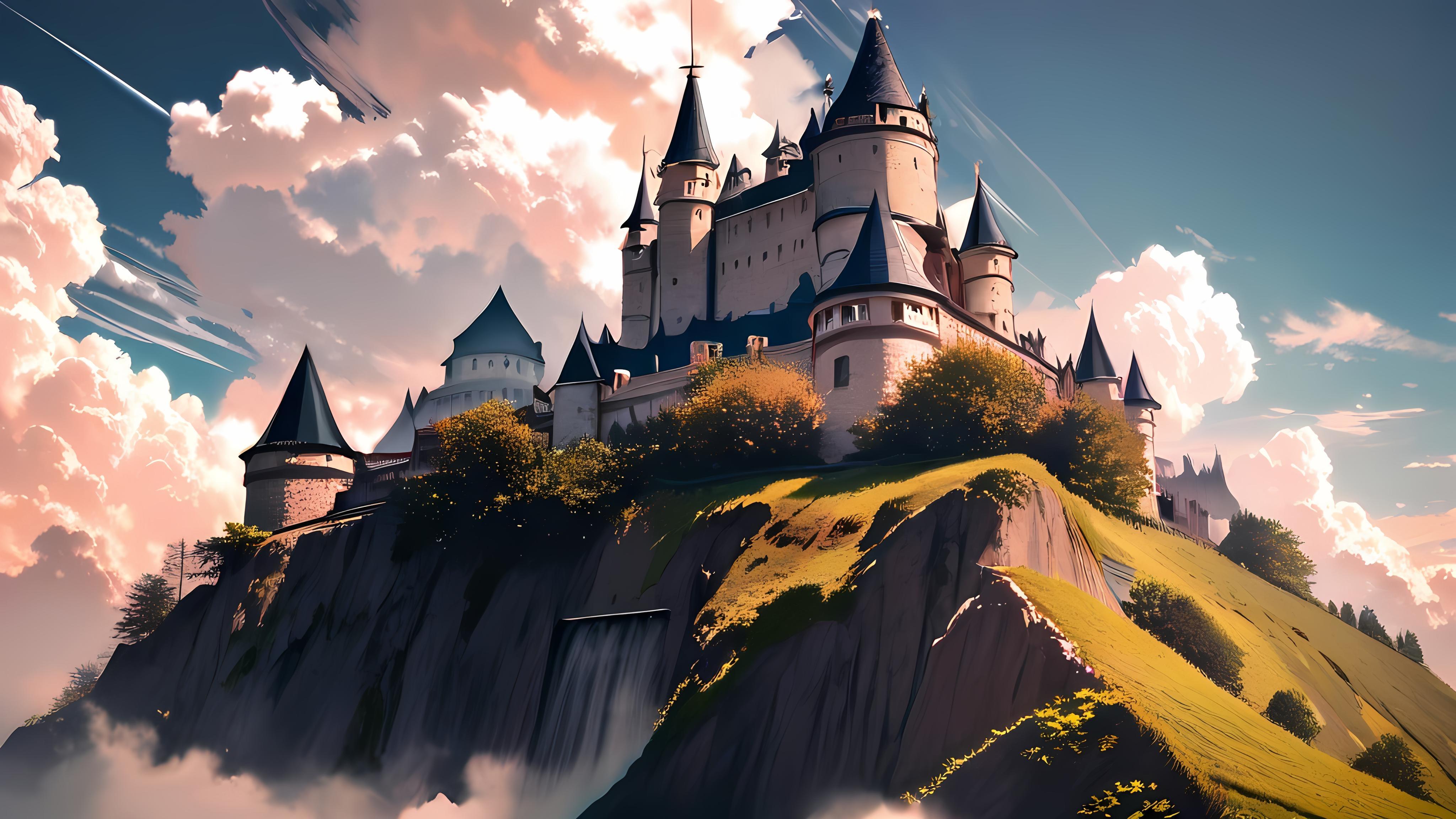 古城の見える風景 | の人気AIイラスト・グラビア