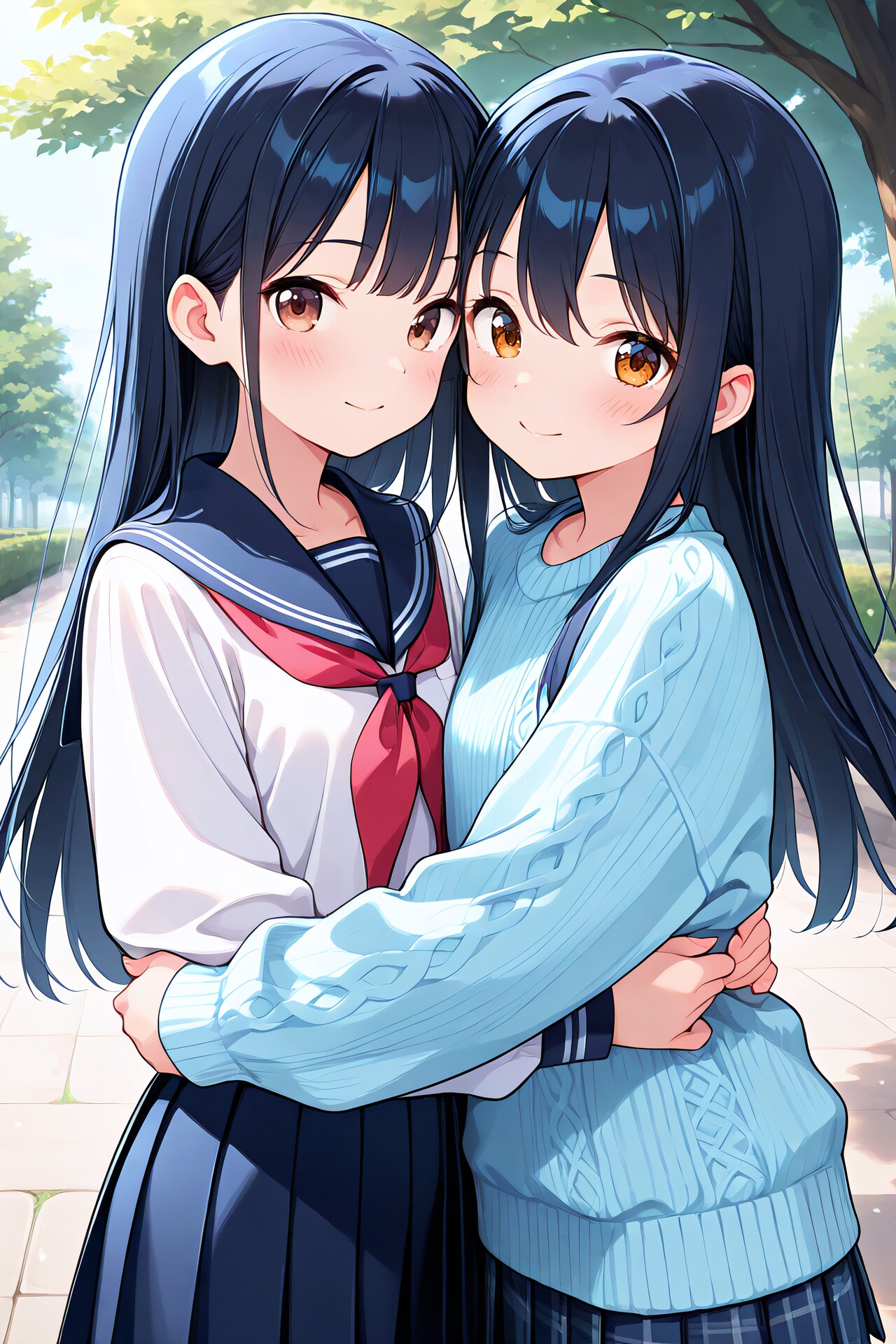 大星ふうちゃん×黒髪ちゃん