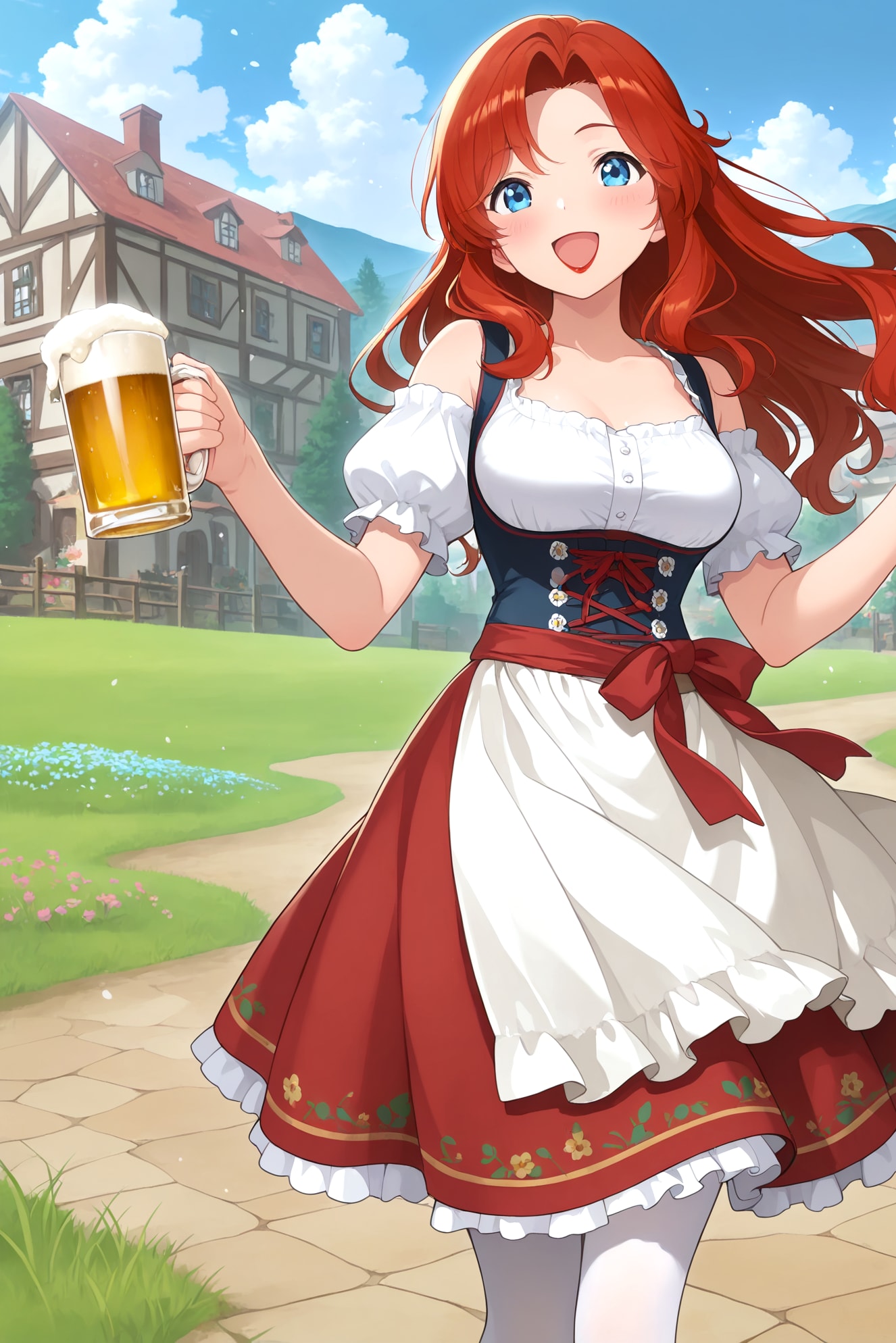 その象徴的なディアンドル | の人気AIイラスト・グラビア