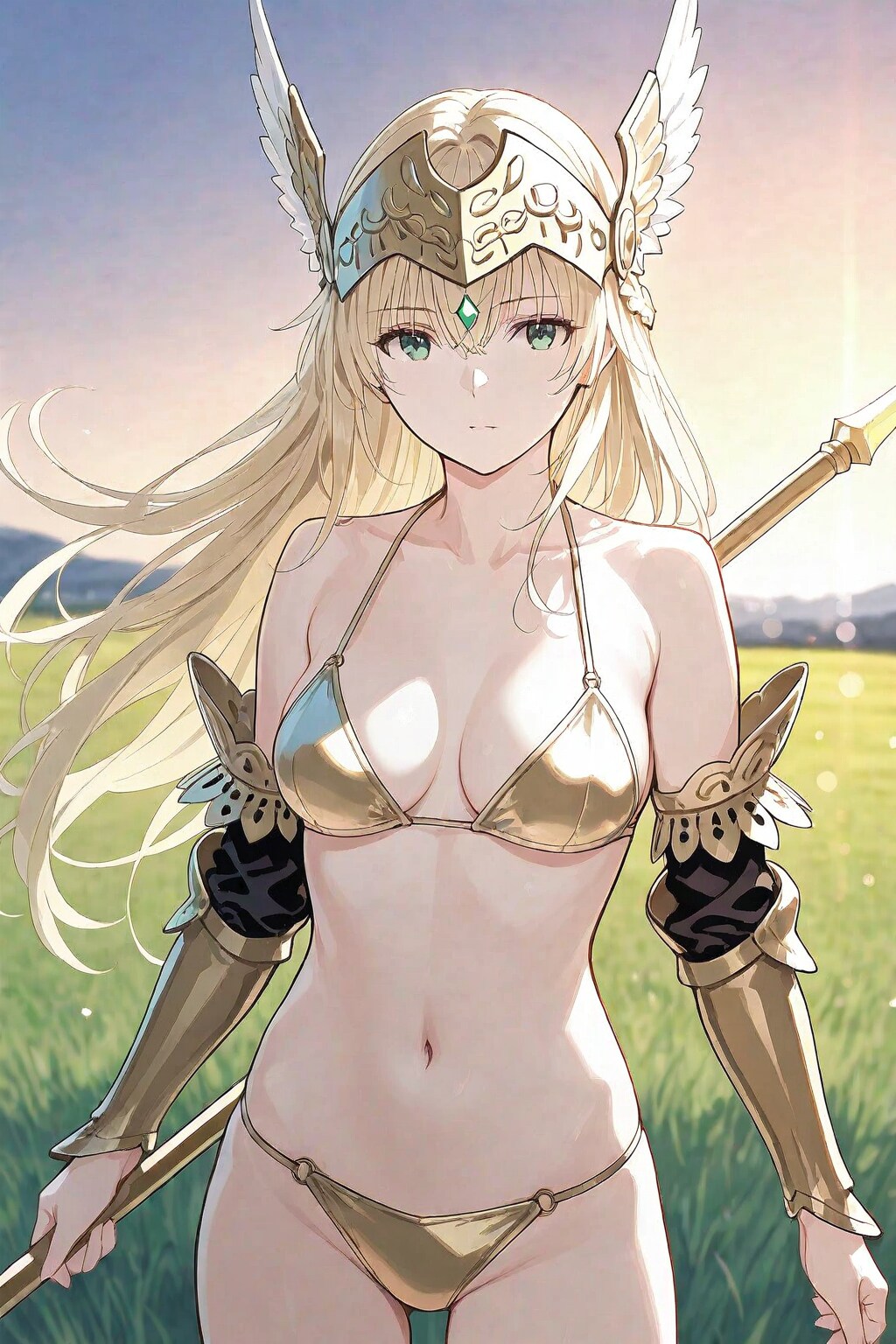 UNICORNで金髪ビキニアーマーのヴァルキリー・シオンちゃん