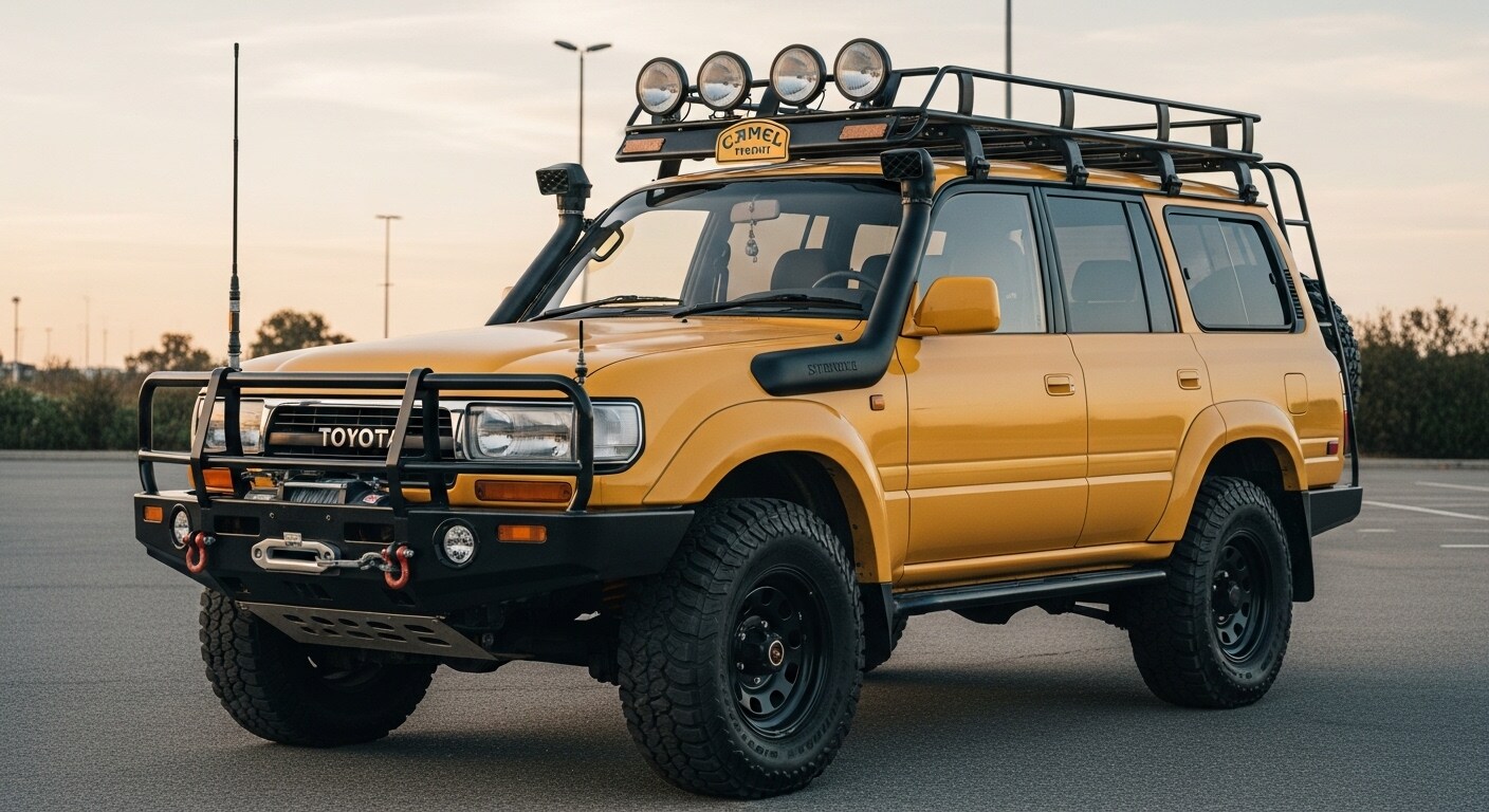 ランクル80キャメルトロフィー仕様 | の人気AIイラスト・グラビア