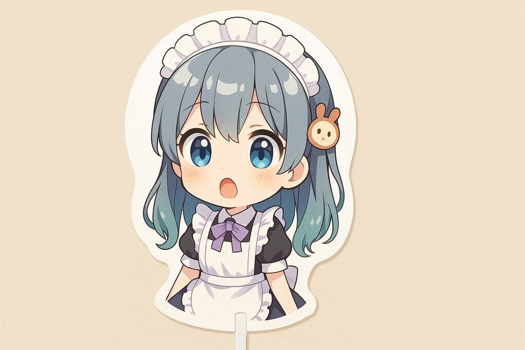 メイドうちわ