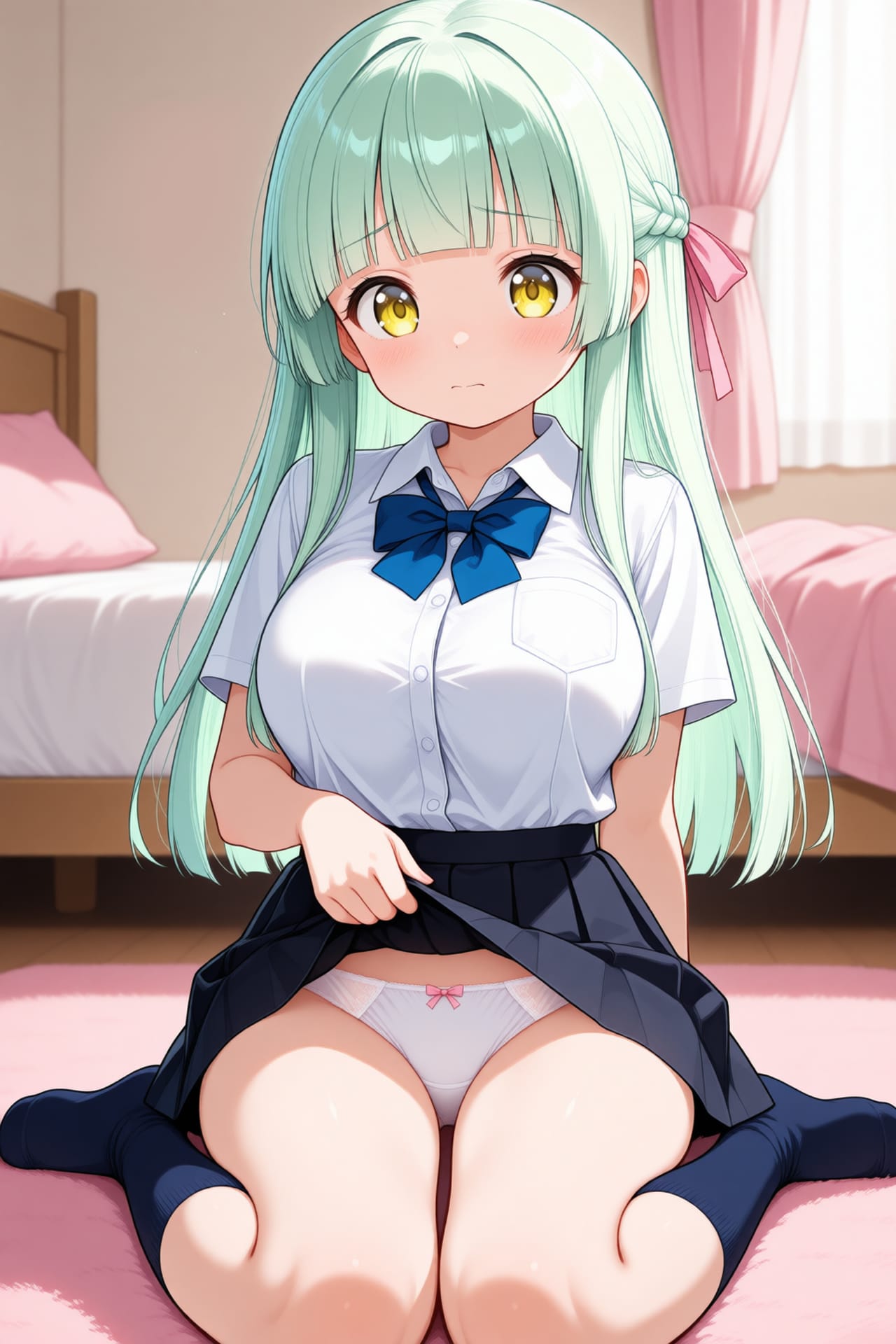 チラり