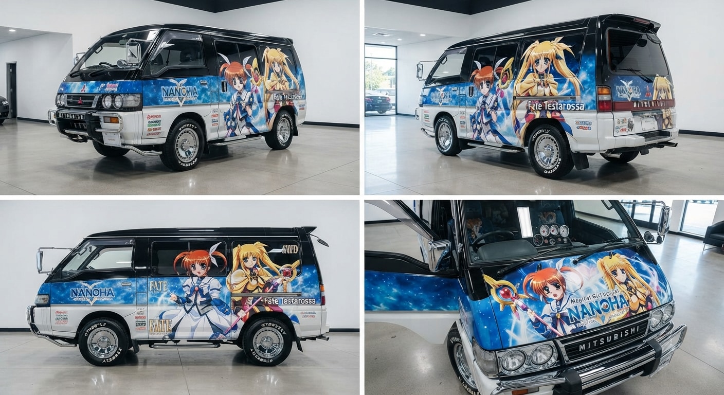 魔法少女リリカルなのは痛車デリカスターワゴン | の人気AIイラスト・グラビア