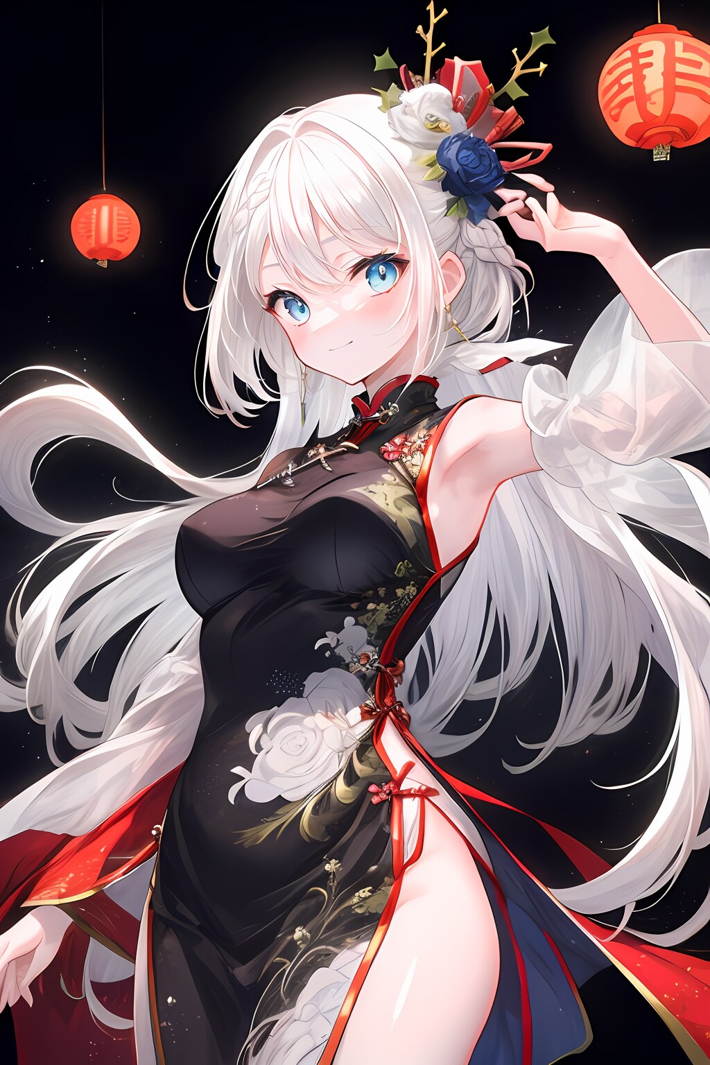 チャイナ服でダンシング