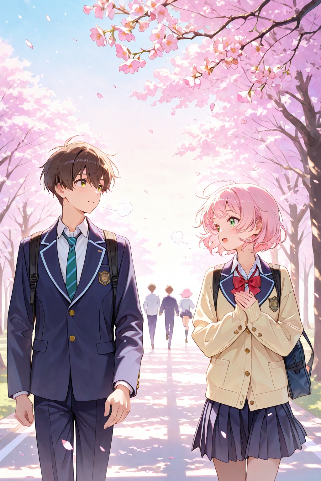 出会いの季節 | の人気AIイラスト・グラビア