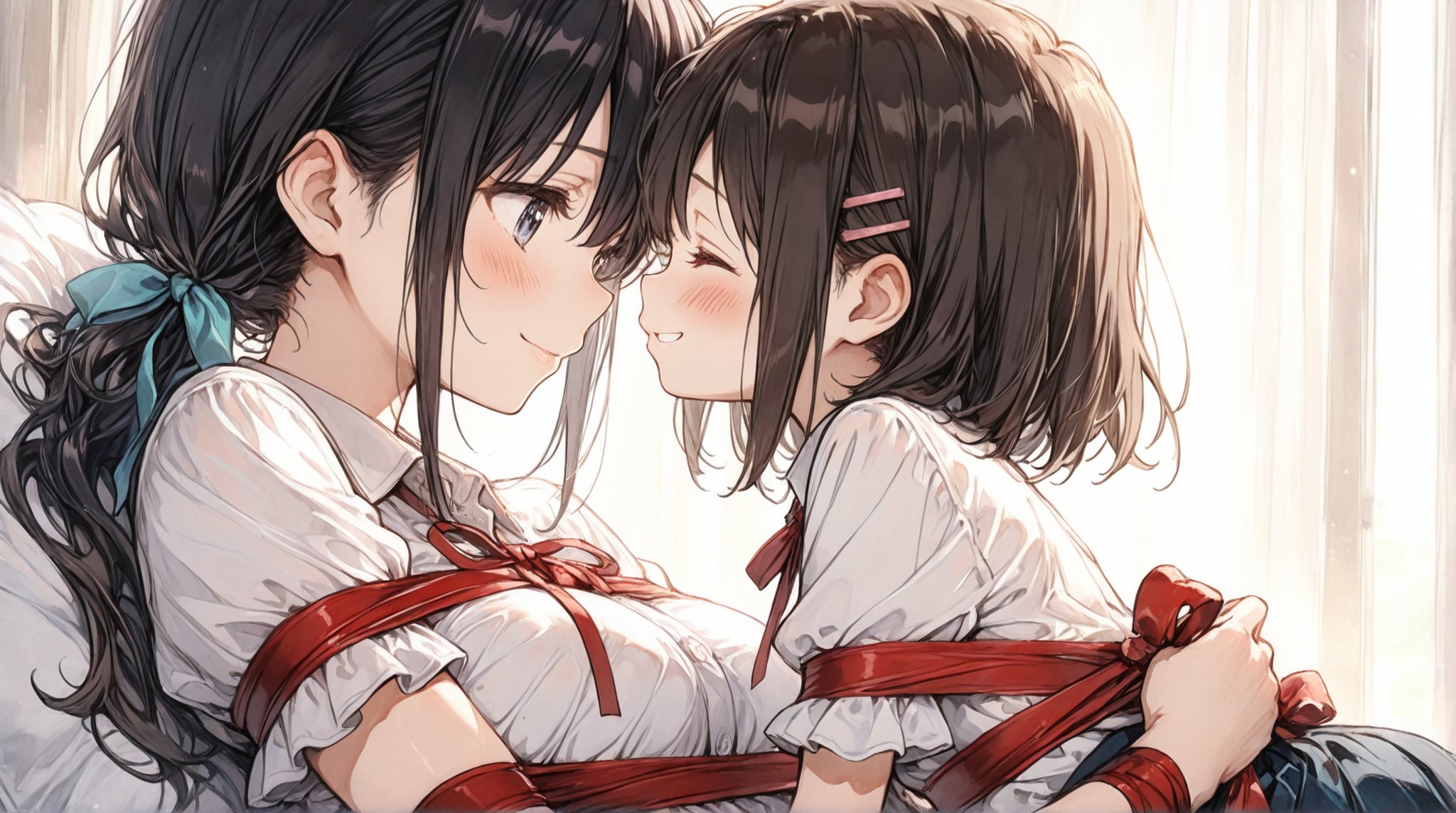 どっちがプレゼント？私？おねえちゃん？それとも二人とも？