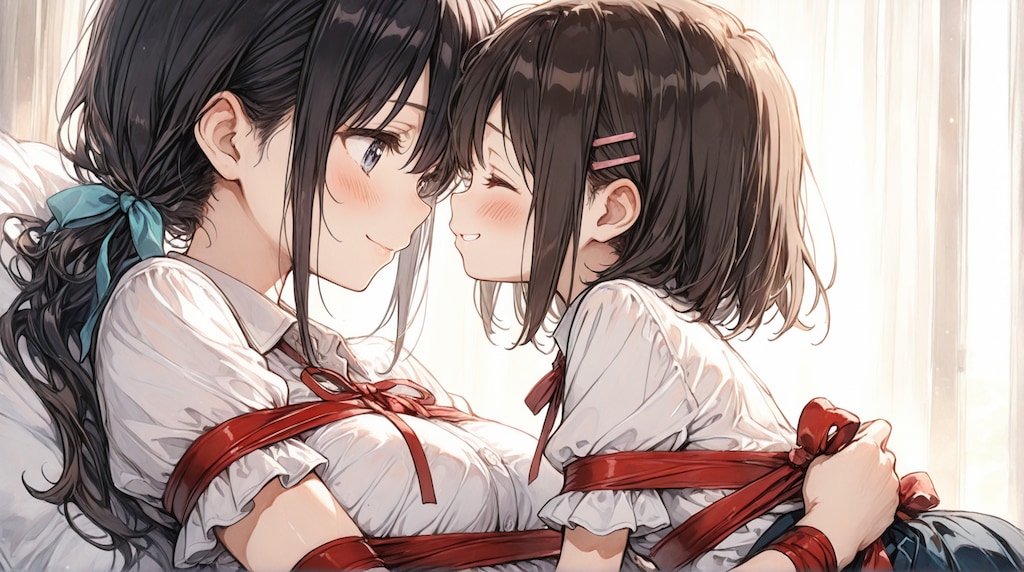 どっちがプレゼント？私？おねえちゃん？それとも二人とも？