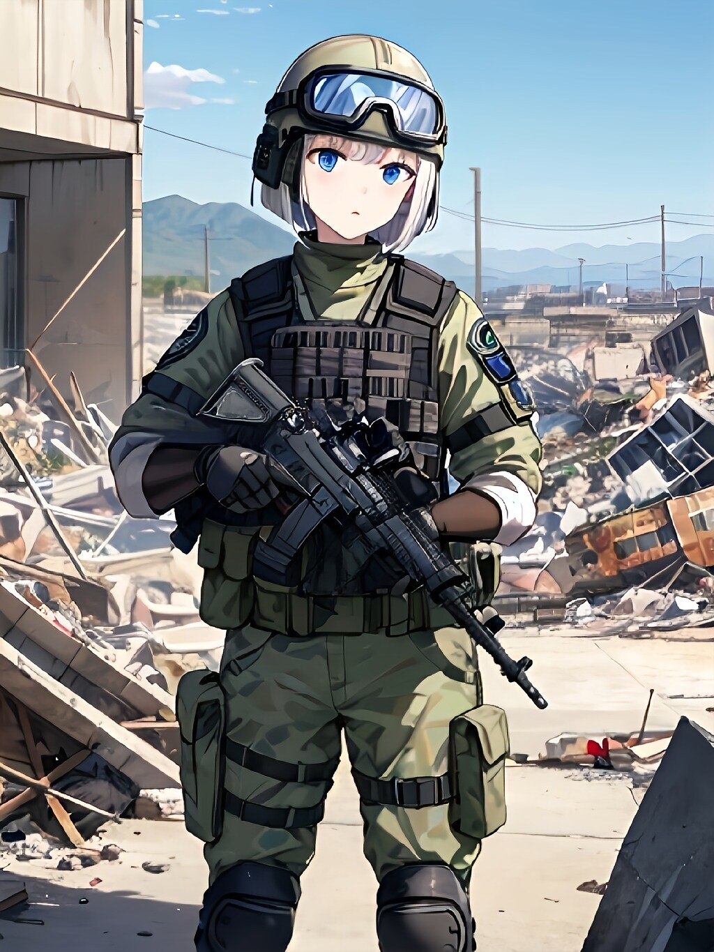 特殊部隊員のお姉さん