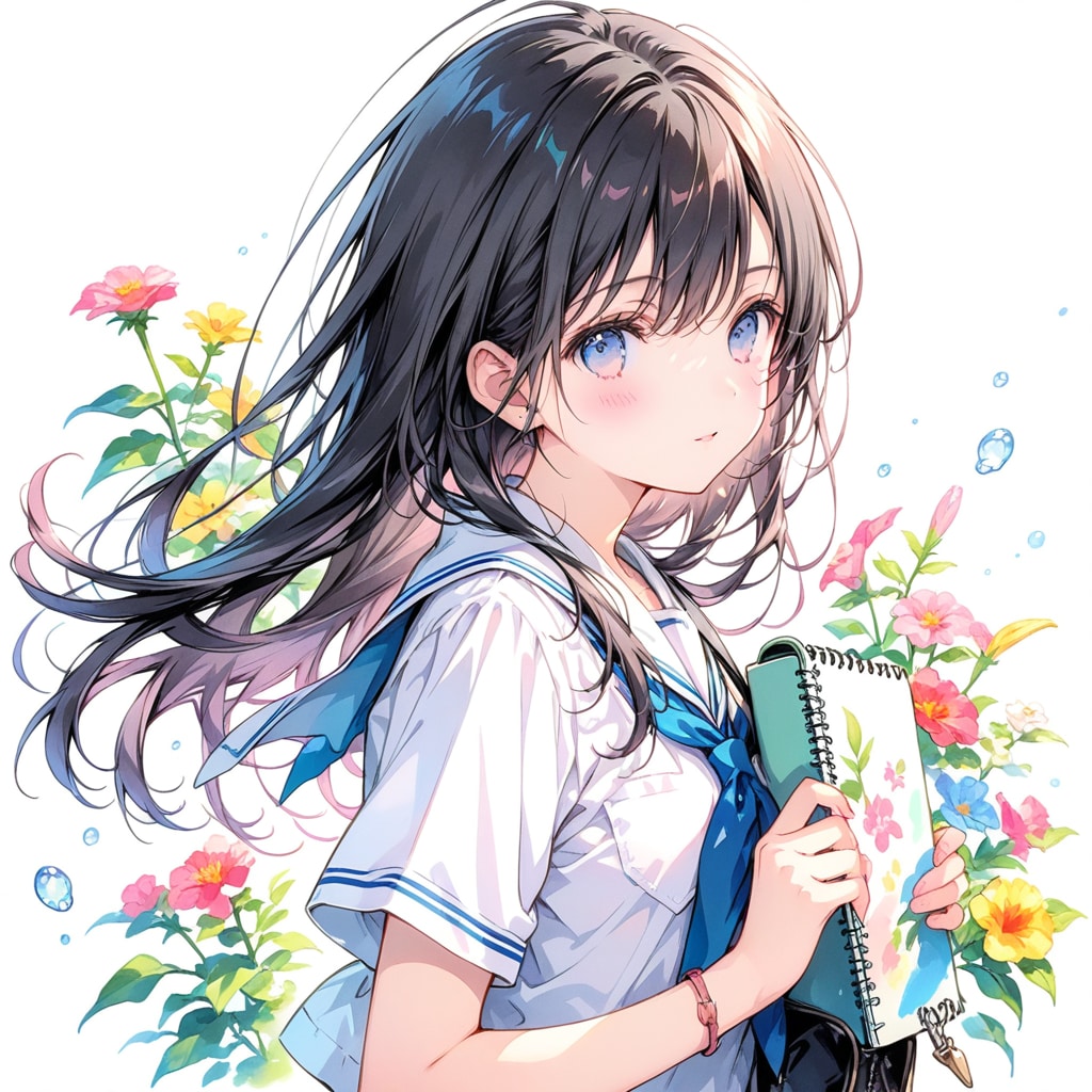 スケッチ少女 | の人気AIイラスト・グラビア