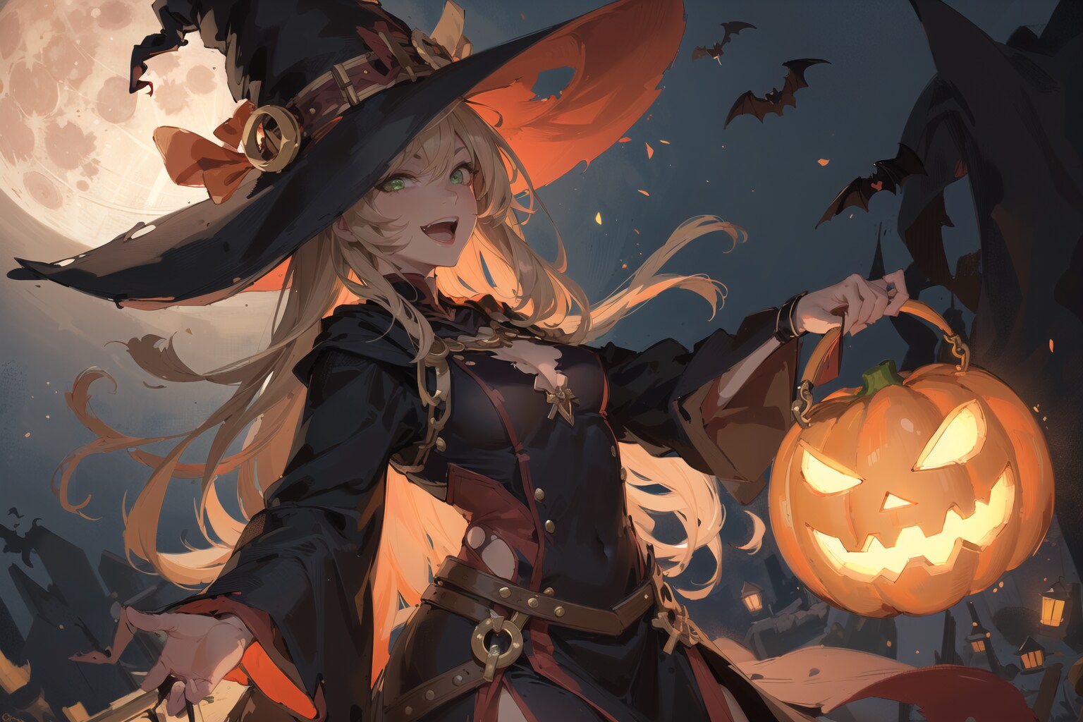 ハロウィンな魔女