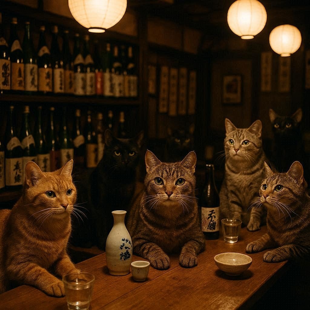 猫しかいない居酒屋