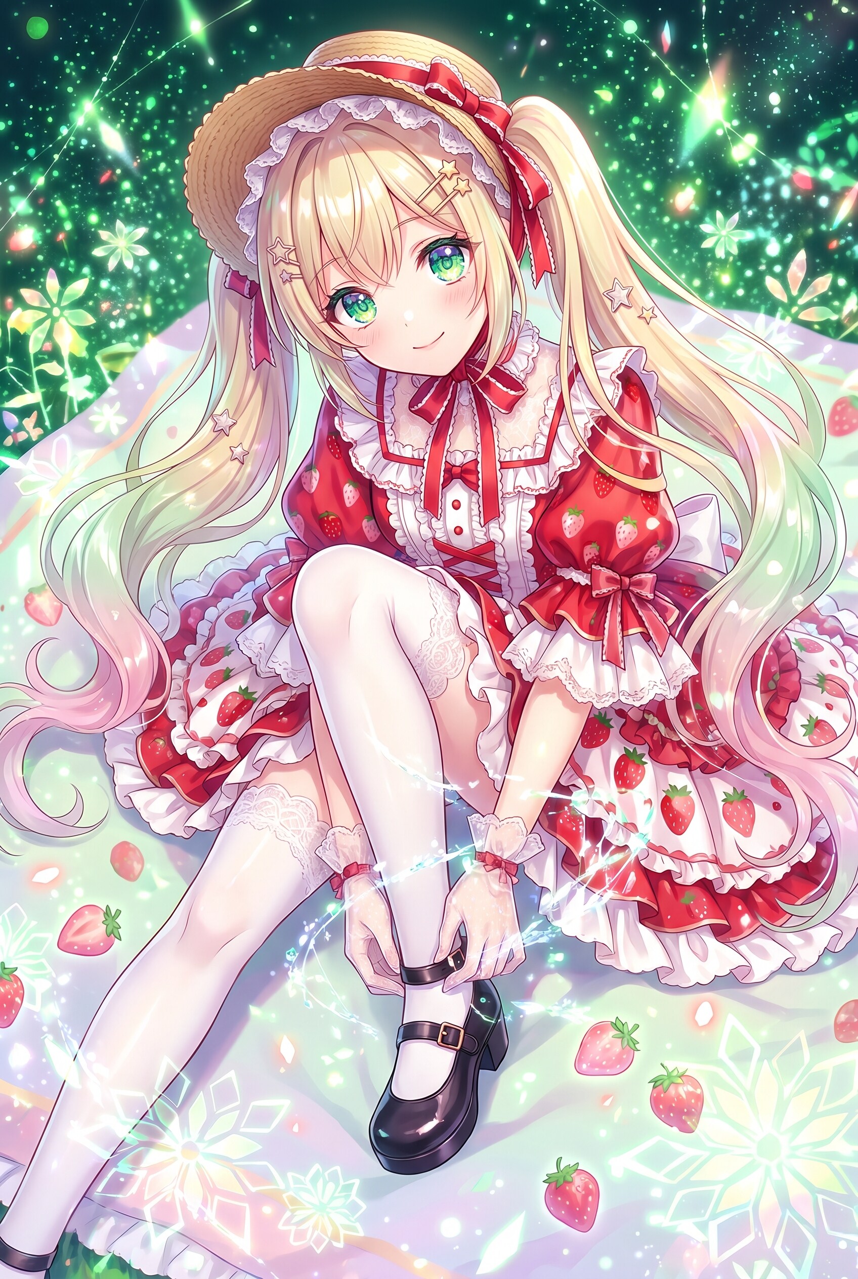 苺紅帽の花憩