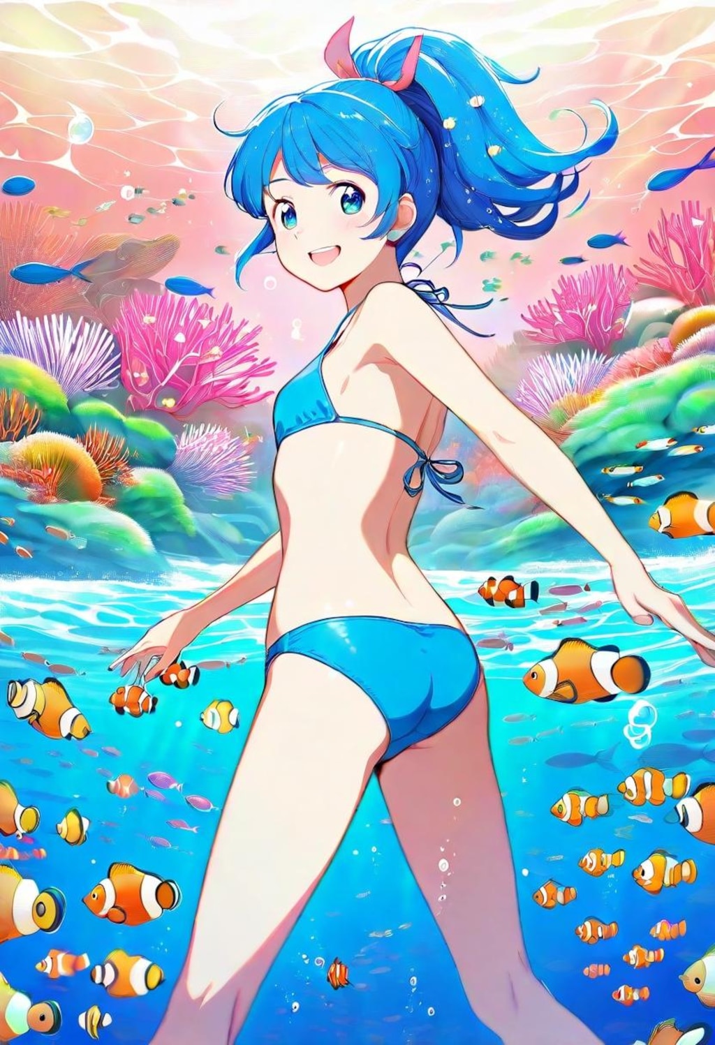 海中遊泳818