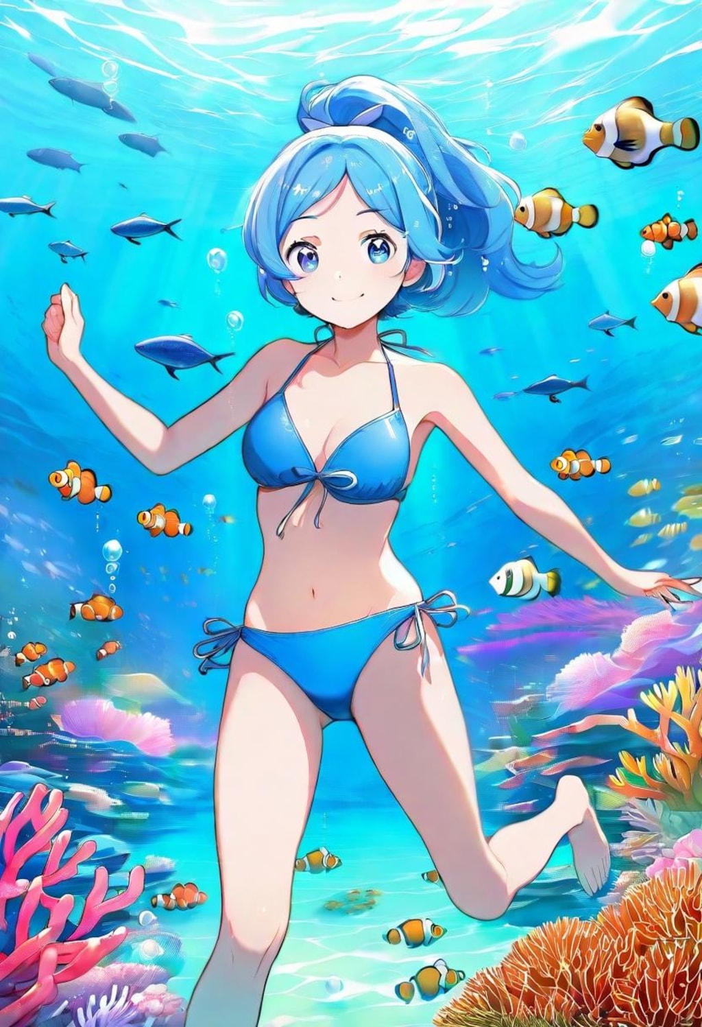海中遊泳818