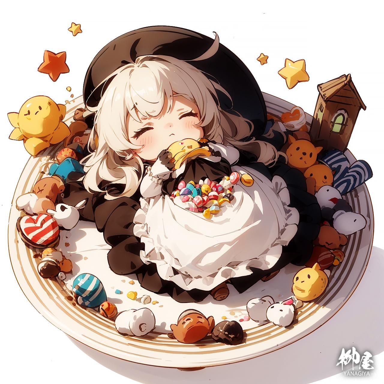 お菓子大好き小人さん