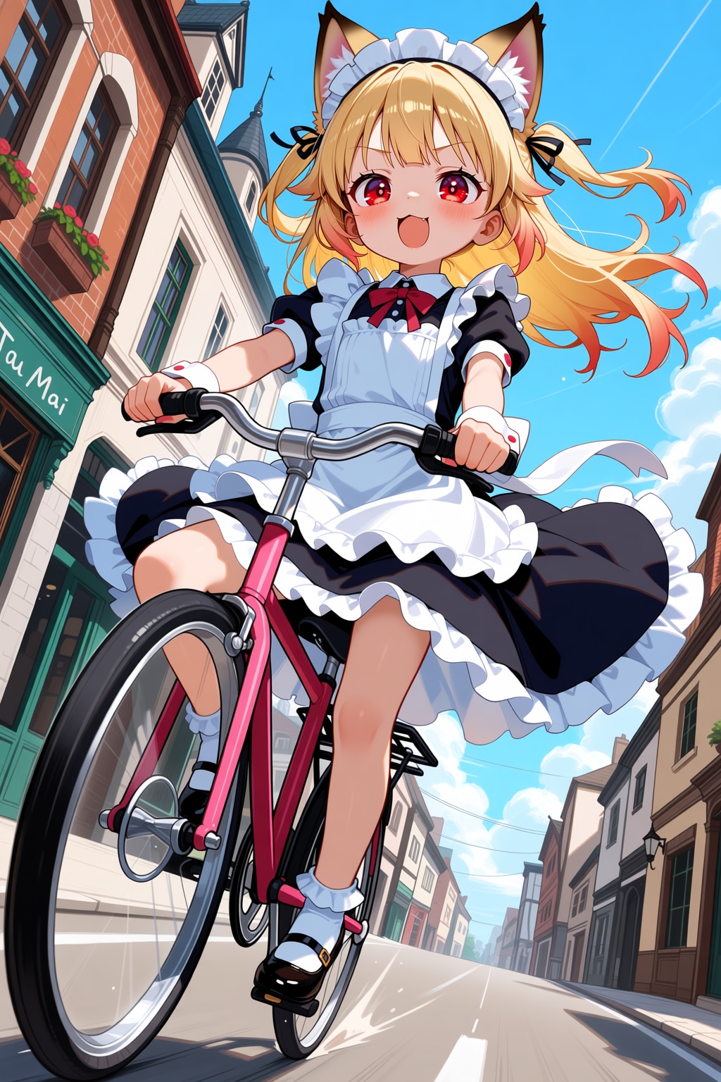 【実験】Animaで自転車