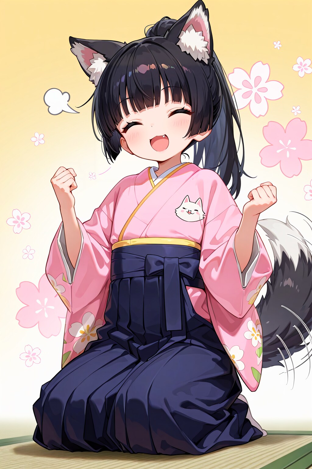 昨日助けた狼耳侍が押しかけ奉公に来た件