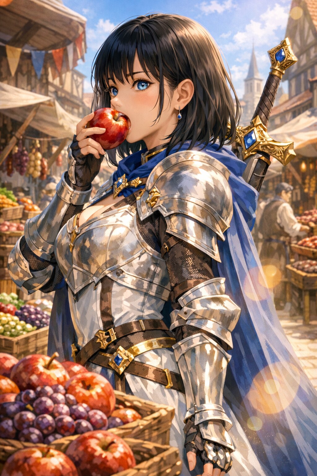 品定めをする葵さん