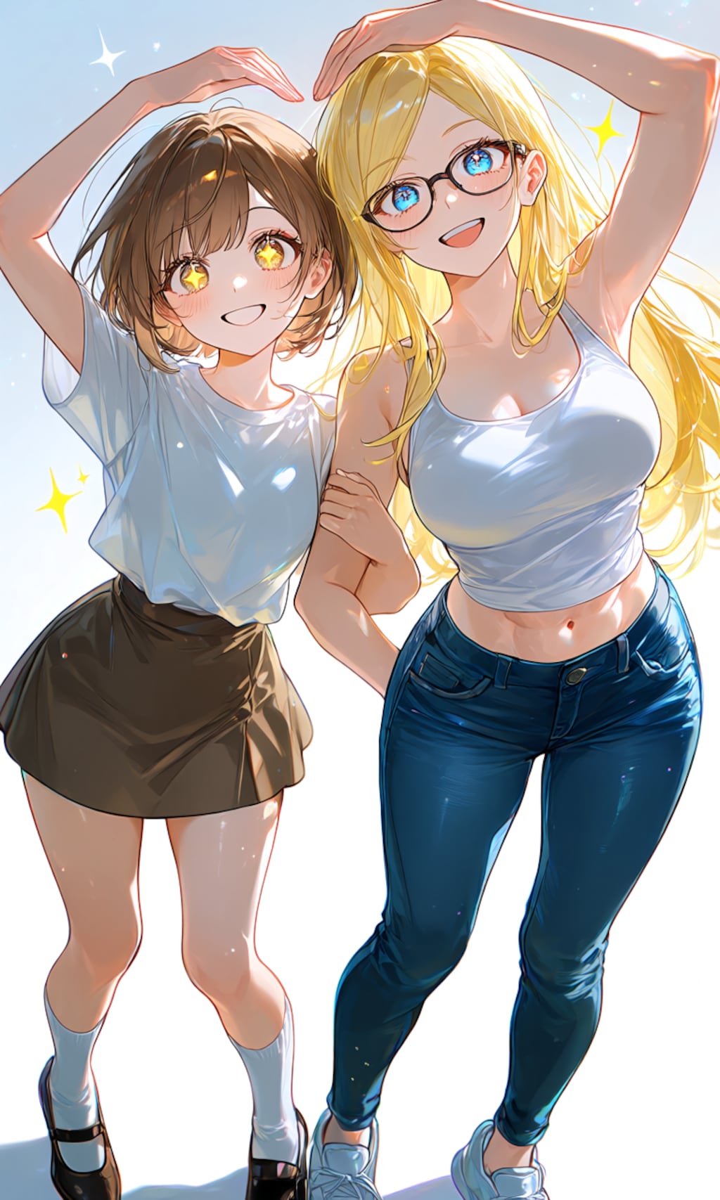 ブロンドちゃんと幼馴染ちゃん