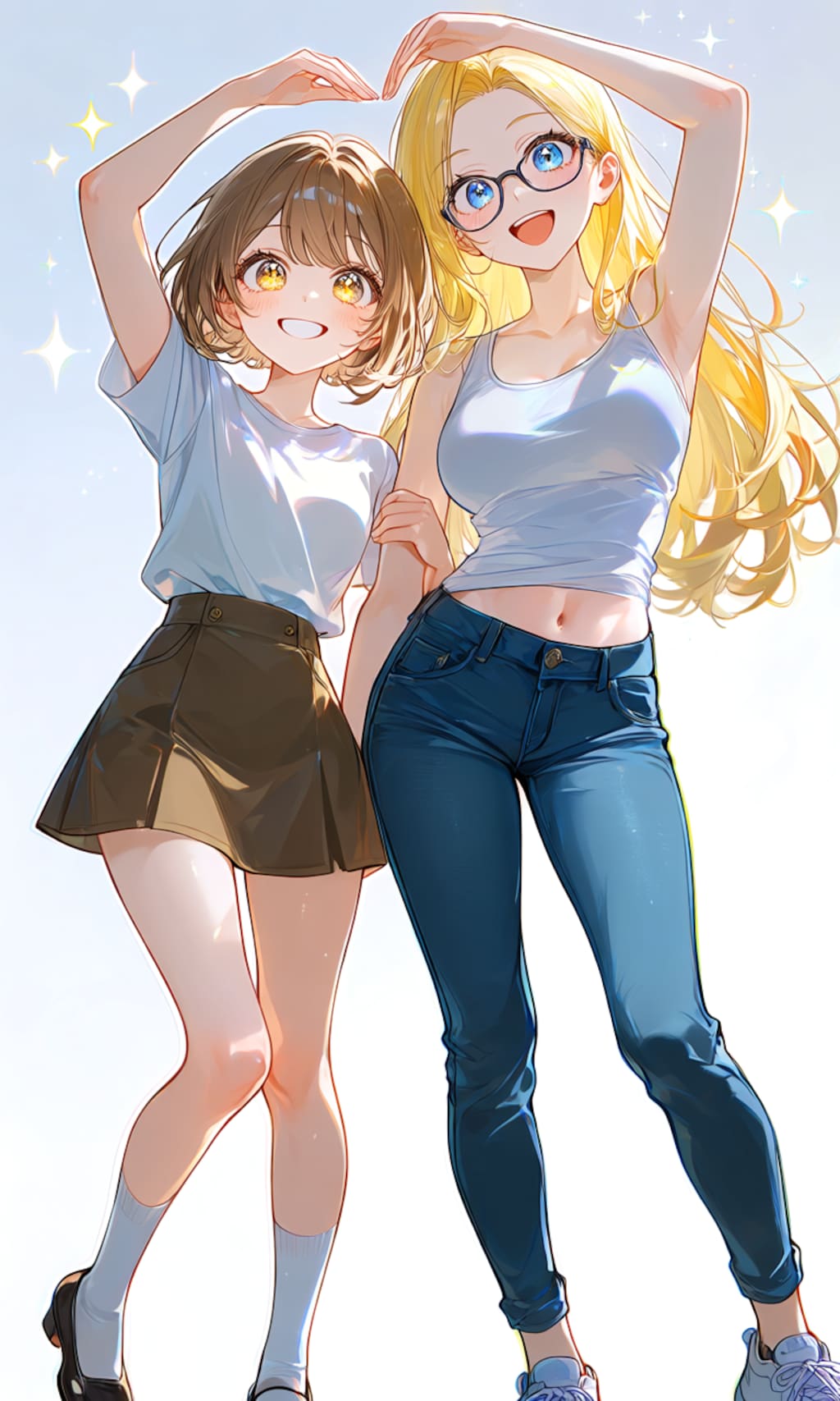 ブロンドちゃんと幼馴染ちゃん
