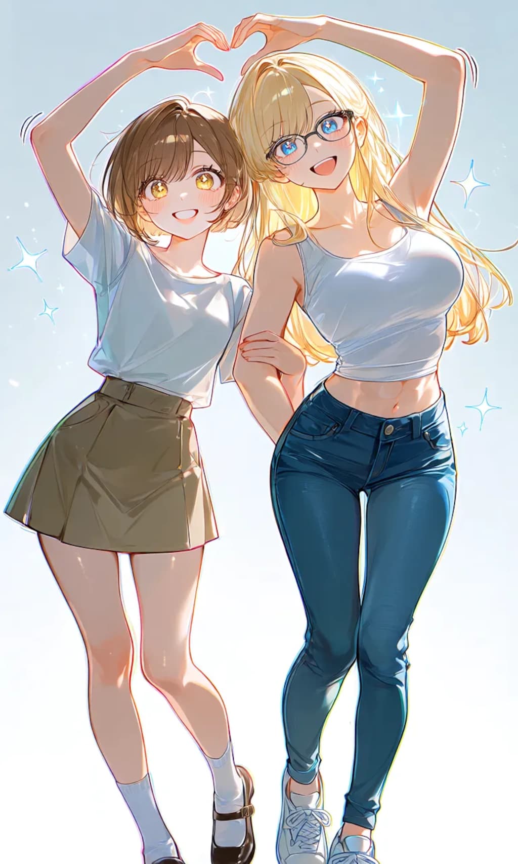ブロンドちゃんと幼馴染ちゃん