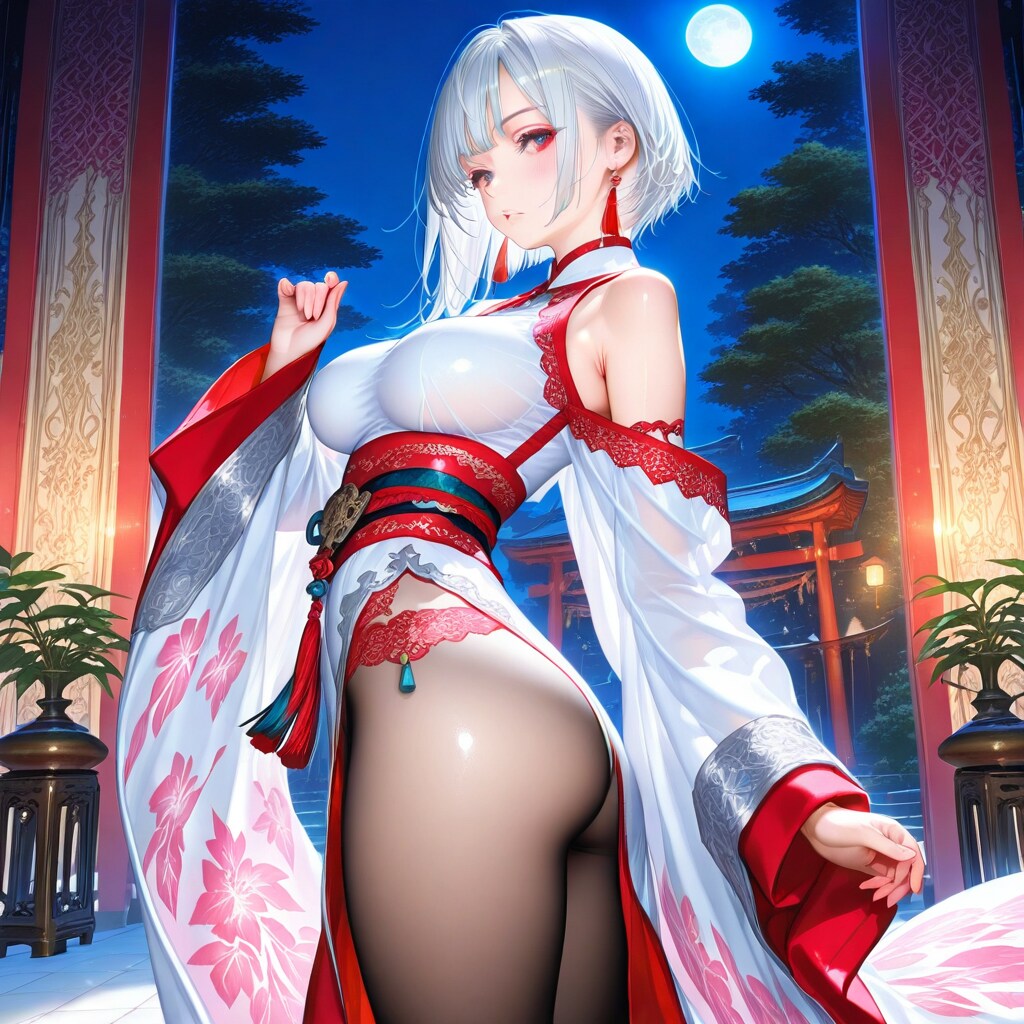銀髪の美女⑤