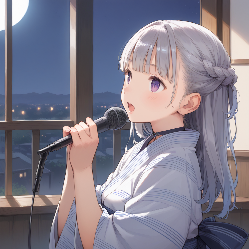 歌うメイドさん