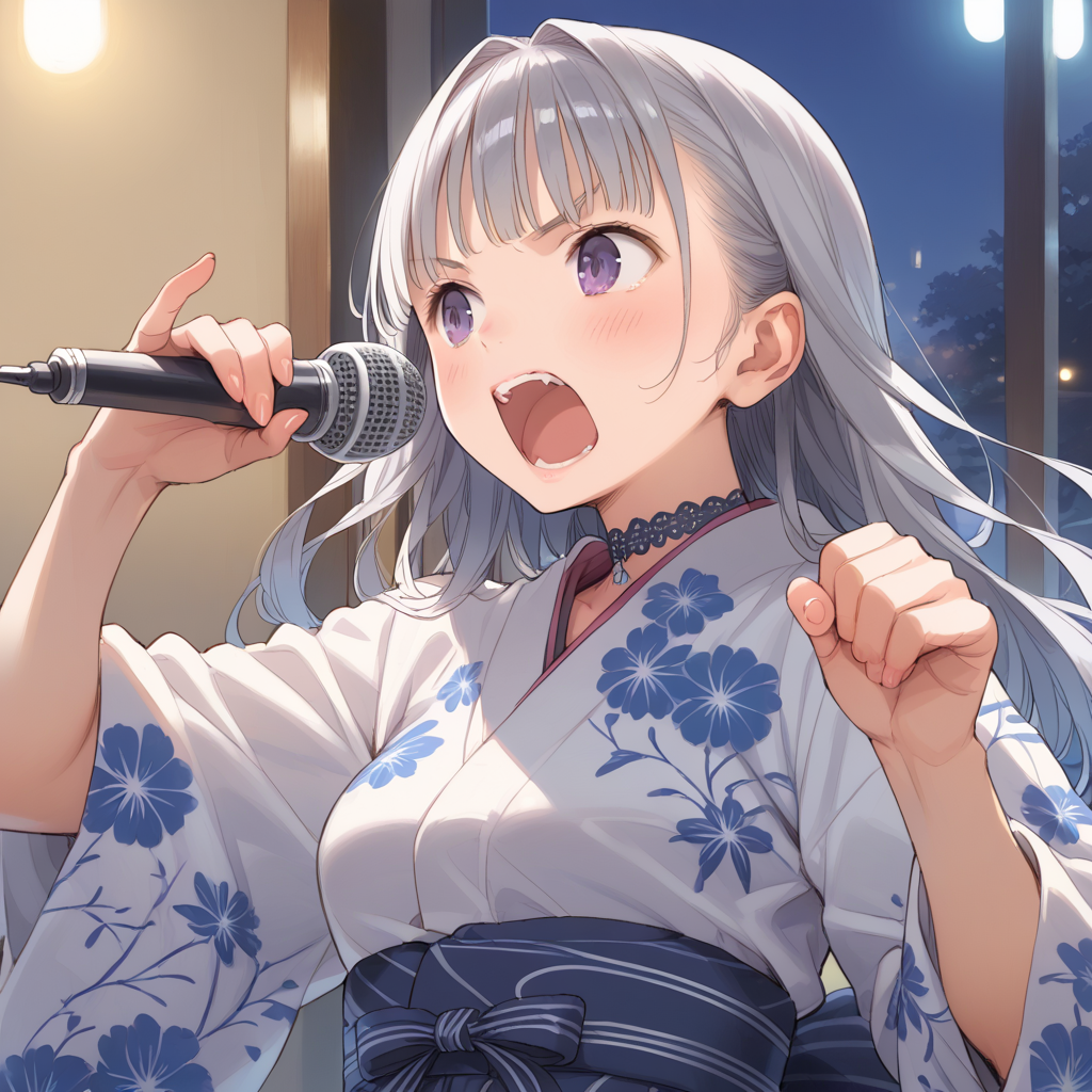 歌うメイドさん