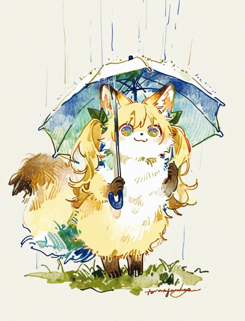 手書き風イラストイメージ。